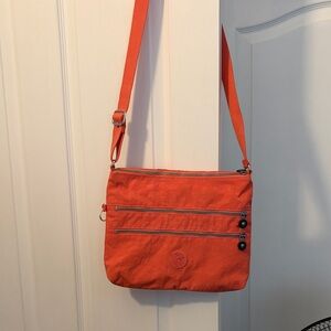 Kipling Vibrant Orange Crossbody Bag